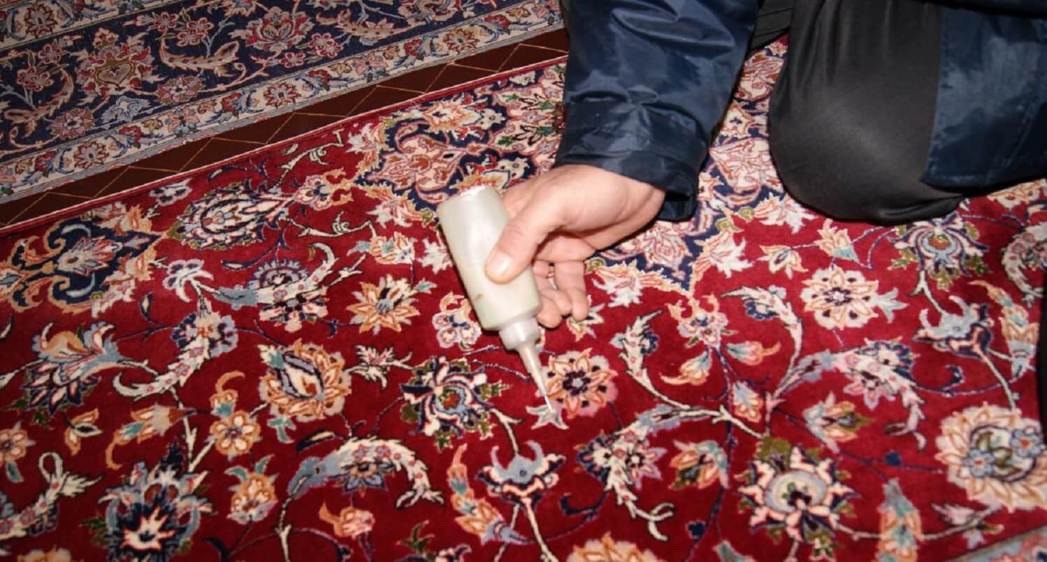 Preventing Colour bleeding, most perturbing rug damage type Preventing Colour bleeding, most perturbing rug damage type