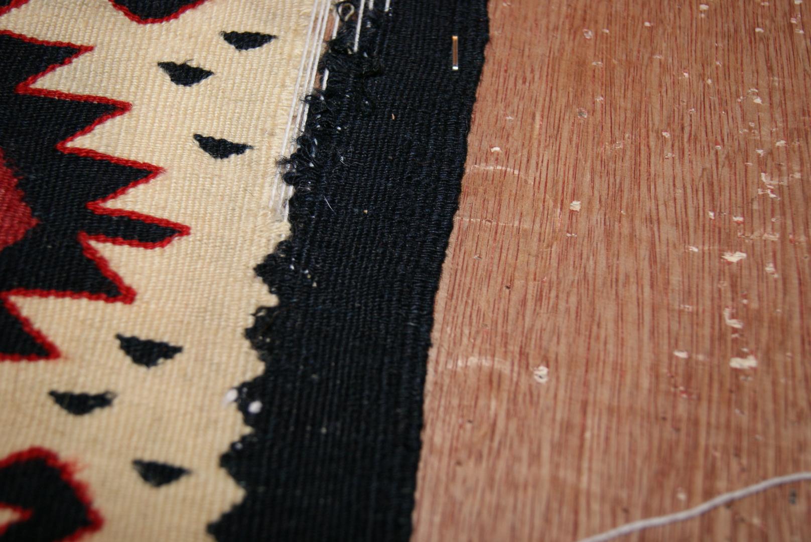 Kilim restoration After Kilim restoration After