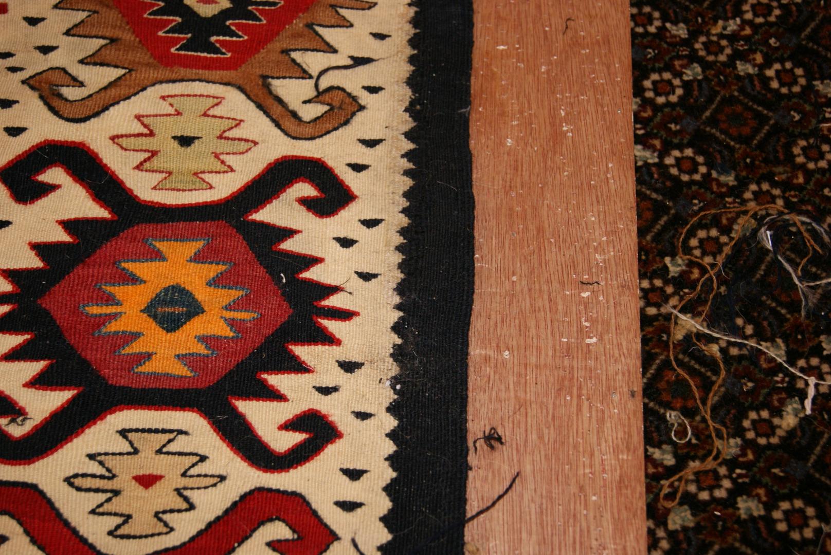 Kilim restoration After Kilim restoration After