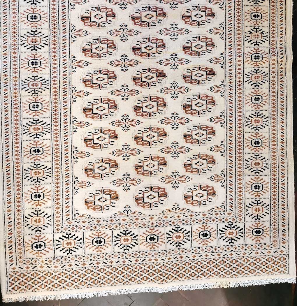 pakistani bukhara rug fringe repairs after full