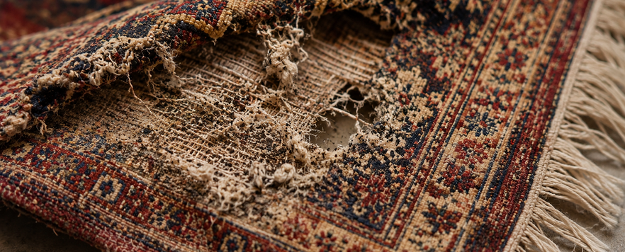 Can Moth-Damaged Rugs Be Saved? Can Moth-Damaged Rugs Be Saved?