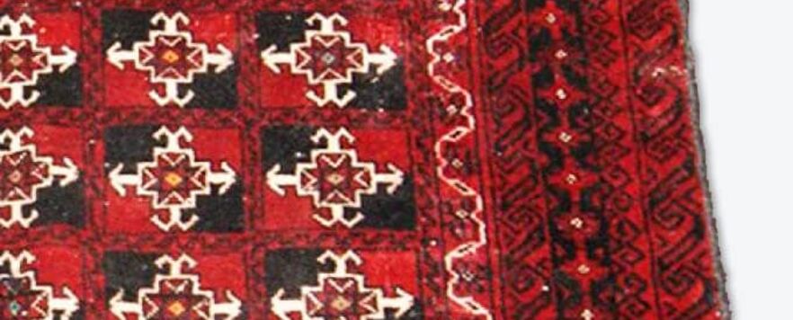 Baluch rug repair after Baluch rug repair